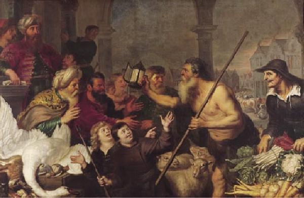 Cornelis de Vos Diogenes searches for a man